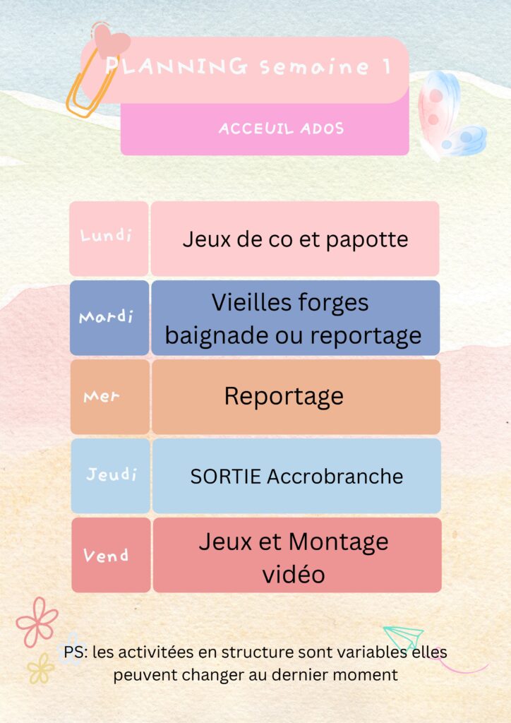 Planning Ados
