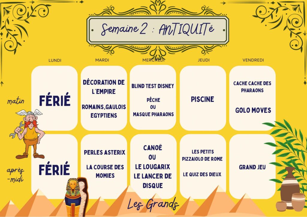 Planning Grands S2